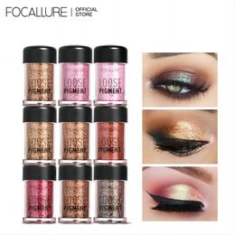 FOCALLURE 18 Colors Glitter Liquid EyeShadow Shimmer Shine Diamond Brighten Pigment Eye Shadow Powder Makeup Cosmetics for Women 240110