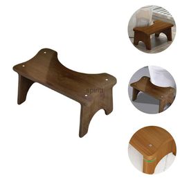 Other Bath Toilet Supplies Solid Wood Toilet Stool Wooden Stable Step Home Bathroom Footstool Stepping Child YQ240111