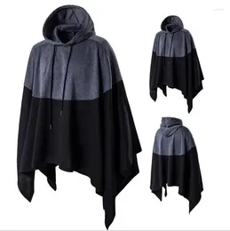 Men's Hoodies 2024 Autumn Cloak Hooded Sweater Plus Size Coat Wear