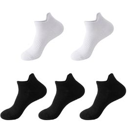 5 Pairs Socks Sports for Men Running Quick Dry Non Slip Sweat Absorption Short Tube Outdoor Towel Bottom Low Boat Women's Socks 240110