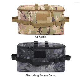 Cosmetic Bags Gas Canister Cookware Pot Pan Holder Portable Camping Equipment Organizer Scratch Resistant Large Capacity For Travel Picnic