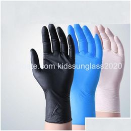 Children'S Finger Gloves Childrens Factory Disposable Nitrile Oilresistant Waterproof Wearresistant Latex Rubber Protective Drop Del Dhazu