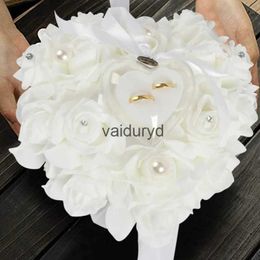 Other Event Party Supplies Romantic Wedding Jewelry Case Heart-shape Rose Flowers Ring Box Wedding Ring Bearer Cushion Holder Wedding Ring Displayvaiduryd