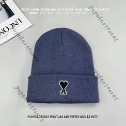 Beanie Luxury Ami Knit Hat for Women Designer Beanie Cap Sweater Hat for Men Cycling Warm Couple Ski Cold Hat Time Limited 8B7F