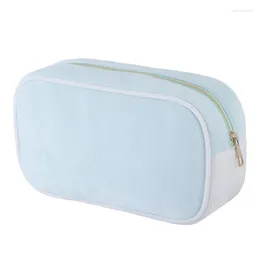 Cosmetic Bags M Terry Cloth Makeup Pouch Women's Toiletry Make Up Brush Travel Organizer Bag