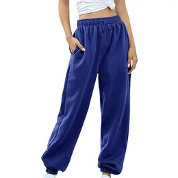 Women's Pants In Cargo Women Plus Size Bottom Sweatpants Joggers Workout High Waisted Lounge With Pockets