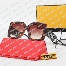 Luxury Women Sunglasses Designer Sun Glasses F Letter Eyewear Full Frame Polarised Square Eyeglasses Brand Goggle Sunshade Adumbral