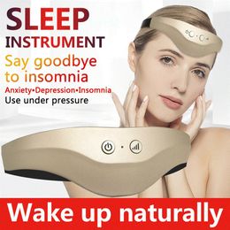 Smart Sleep Instrument Electric Head Massager Migraine Relief Wireless Acupuncture Massage Therapy Device 240110