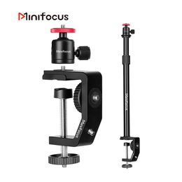 Accessories Desk Mount Stand Tabletop C Clamp Mounting Adjustable Table Aluminium Light Stand for Dslr Camera Ring Light Video Panel Light