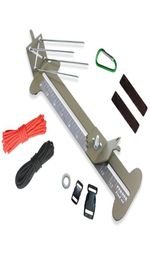 Outdoor Gadgets Monkey Fist Jig And Paracord Bracelet Maker Tool Kit Adjustable Metal Weaving DIY Craft 4quot To 13quot1739457
