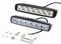 Automotive LED Work Light Oneshaped 6LED 18W Daylight Auxiliary Light Offroad Vehicle Modified Lamp3815982