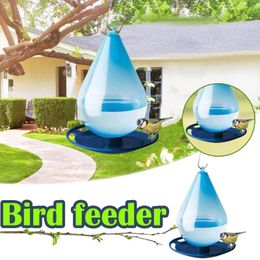 Other Bird Supplies With Roof Garden For Yard Hanging Feeder Outside Shaped Decoration Patio & Caged