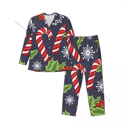 Men's Sleepwear Pyjama Sets Christmas Reindeer And Holiday Items Long Sleeve Leisure Outwear Autumn Winter Loungewear