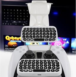 High Quality Mini Keyboard Bluetooth Wireless Keyboards Chatting Messaging Ergonomic Design Keyboard for Ps5 Game Controllers & Joysticks with Bracket