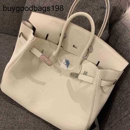 Designer Bags Handbags Togo Lychee Pattern Fashion Versatile Leather Buckle Hand Bag 25 30 35 40cm Have Logo