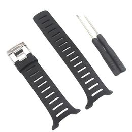 Accessories Soft Rubber Watch Band Metal Wrist Strap for SUUNTO T1 T1C T3 T3C T3D T4C T4D T Series Smart Watch Accessories