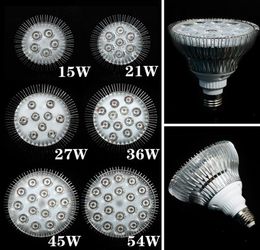 1X Full Spectrum LED Grow Lights 21W 27W 36W 45W 54W E27 LED Grow Lamp PAR 38 30 Bulb For Flower Plant Hydroponics System Grow Box9315687