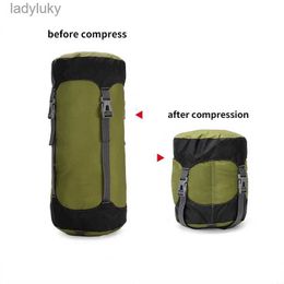 Sleeping Bags Camp Sleeping Gears Storage Bag Outdoor Storage Compression Bag Pack Down Cotton Sleeping Bag Travel Sundry Bag Tighten The BagL240111