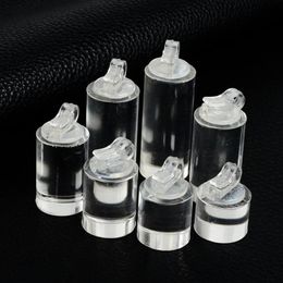 Display Plastic Cone Finger Ring Stand Jewelry Display Holder Clear Ring Holder Jewelry Showcase Stand 0.31.6" (7pcs/set) porte bijoux
