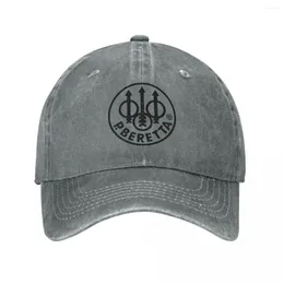 Ball Caps Hip Hop Washed Beretta Logo Baseball Cap Men Women Sunhat Snapback Gun Hats