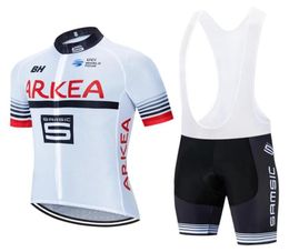 2020 White ARKEA cycling team jersey 20D bike shorts suit Ropa Ciclismo mens summer quick dry PRO bicycle Maillot Pants clothing3936467