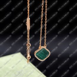 Branded 4/Four Leaf Clover Necklaces Pendants Mother-Of-Pearl Stainless Steel 18k Rose Gold Popular Plated For Women Girl Valentines Mothers Day Engagement Jewellery