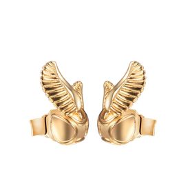 Earrings Golden Wings Snitch Stud Earrings Gold Color Earrings for Women Wedding Earring Original Jewelry Gift Bijoux Brincos