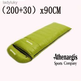Sleeping Bags Large Size (200+30)x90CM White Goose Down 1200g/1500g/1800g/2000g Filling Loose Adult Use Down Sleeping BagsL240111