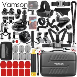 Tripods Vamson Accessories Kit for GoPro Hero 10 9 8 7 6 5 Black 4 3 MAX Mount Tripod for DJI OSMO Action for Insta360 ONE R