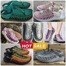 Sandals Designer Sandal Hemp Rope Woven Slipper shoes Fashion Elegant Simple Material Flat Comfort knit woven shoe mens womens Straw EUR35-48