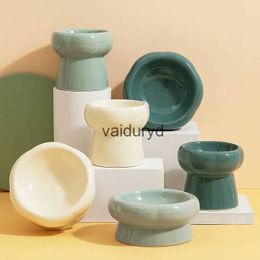 Dog Bowls Feeders Cat High Foot Ceramics Bowls Small Medium Dog Food Water Feeder Pet Drinking Eating Dishes Cats Puppy Elevated Feeding Bowlvaiduryd