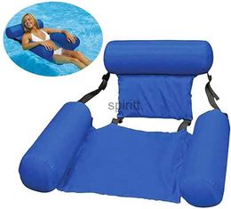Other Pools SpasHG New Swimming Pool Floating Swimming Pool Float Swimming Ring Water Hammock Recliner Inflatable Leisure Floating Bed Summer YQ240111