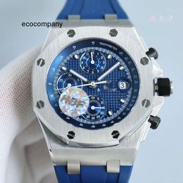 watch High quality aps luxury mens watches ap watch royal oak chronograph offshore menwatch 7C6F orologio automatic mechanical supercolen Cal3126 rubber strap uhr