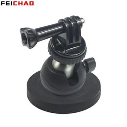 Tripods Magnetic Base to Action Camera Tripod Mount Adapter Quick Release Ballhead for GoPro Hero 10 9 8 DJI Action 2 Osmo Accessories