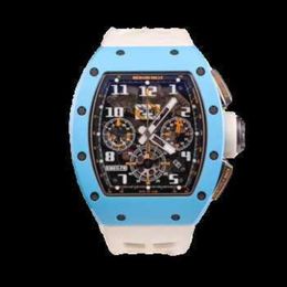 Richardmills Watch Swiss Watches Mechanical Automatic Richarmill Mens Series Rm 011 Last Edition Blue Ceramic Limited Wrist