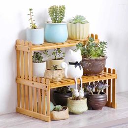 Hooks Home Desktop Bamboo 2-Layer Storage Rack Bathroom Kitchen Shelving Holders Bottle Shelf Organiser Decor DIY Store