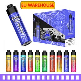 EU US Local Warehouse Disposable Vape Pen Airflow Pre-filled Pods Mesh Coil 10 flavors Feemo Cannon disposable pods e cigarette vaporizer 0.5ohm Big Cloud 18ml e juice