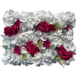 Decorative Flowers 60CM Artificial Embroidered Ball Rose Wall Wedding Decoration Flower Arrangement Creative Background