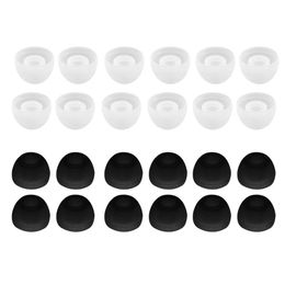 Earphone Accessories Sile Earbuds Eartips In-Ear Er Case Cap Replacement Earbud Bud Tips S/M/L 4.5Mm 24Pcs/Lot Drop Delivery Cell Ph Dhtaa