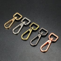 50Pcs Metal Swivel Leather Bag Handbag Purse Shoulder Strap Belt Clip Trigger Buckle Keychain Key Ring Dog Chain Collar Clasp 240110