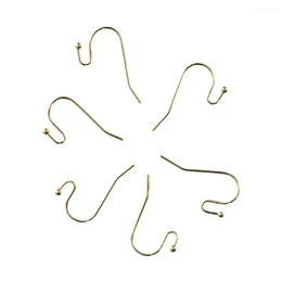 Stud Earrings Gold Earring Hooks Jewelry Making Fish Hook Ear Wires Supplies DIY For Women