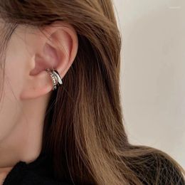 Backs Earrings Korean Irregular Ear Clip For Women Girls 2 Piece Exquisite No Piercing Cuff Cartilage Jewellery