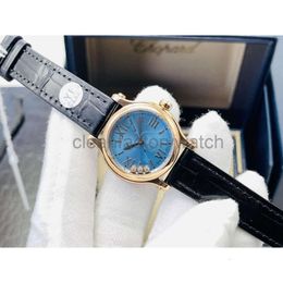 chopares watch Chopar Wrist Watches Women Elegant 2024 New High Quality Top Luxury Brand Clock F2U8 Diamond watch Fashion leather Strap waterproof with box high