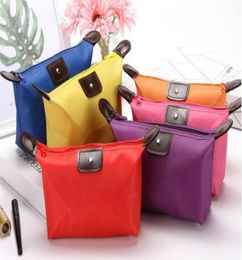 Top Quality Lady Sport MakeUp Pouch Waterproof Cosmetic Bag Clutch Toiletries Travel Kit Casual Small Purse Candy 10 Colors2323875