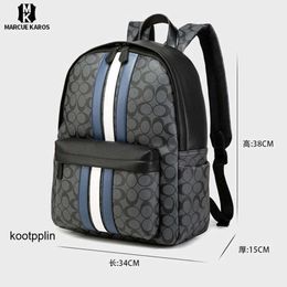 C designer backpack men back pack Leather backpack for men large capacity commuting backpack fashionable waterproof backpack Coa ch backpack travel YOHX KEZ1