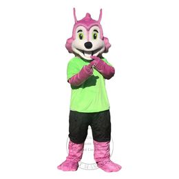 Halloween Super Cute Pink Dragon mascot Costume for Party Cartoon Character Mascot Sale free shipping support customization