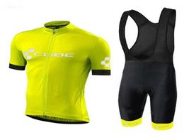 Racing Sets 2021 CUBE Summer Cycling Jersey Breathable MTB Bicycle Clothing Mountain Men Bike Wear Clothes9213480