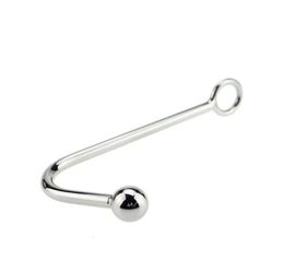 NoEnNameNull anal plug Stainless Steel Anal Hook Metal Anals Plug Butt Sex Toys Sex Game Small Ball Drop CSV O010730 Y11532381