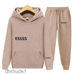 Mens Designer Ess Suits Tracksuit Sportswear Luxury High Qualitys Autumn Winter Pa Ow Hoodies Pants Jogger Suit Tracksuits Woman Men's Clothing Size S-3xl M6N3 M6N3