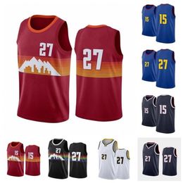 15 Jokic 27 Murray Basketball Jerseys Vintage 55 Mutombo 3 Iverson 15 Anthony 2021 City1140967